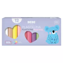 Interdruk Plastelina B&B Pastel 12 szt.