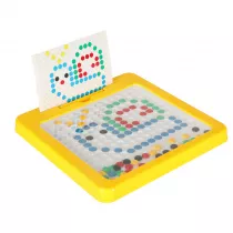 Tablica magnetyczna montessori mozaika kolorowe kropki ta 26 x 26 cm