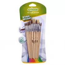 Cricco Pdzelki szkolne drewniane 10 szt.