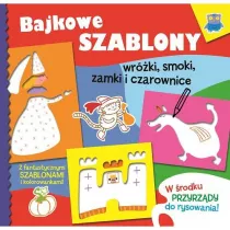 Bajkowe szablony: Wrki, smoki, zamki i czarownice