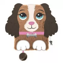 Pami�tnik A5 w�ochacz z k��dk� 3D My Little Friend Cavalier 96 kartek