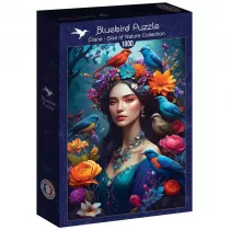 Puzzle 1000 el. Kolekcja natury - Diana Bluebird Puzzle