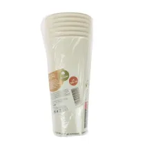 Arpex Kubki papierowe bia�e 500ml 6 szt.
