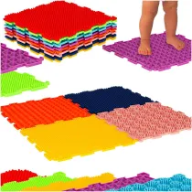 Mata sensoryczna puzzle montessori do masau stp kolorowe