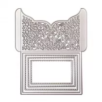 Dalprint Wykrojnik - Skadane zaproszenie 12,1cm x 14,4cm