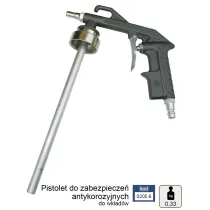 Pneumatyczny pistolet antykorozyjny do wk�ad�w