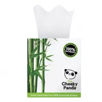 The Cheeky Panda Hipoalergiczne chusteczki kosmetyczne uniwersalne z bambusa 56 szt.