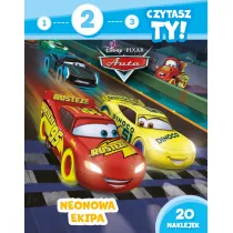 1, 2, 3, czytasz Ty! Poziom 2. Neonowa ekipa. Disney Pixar Auta