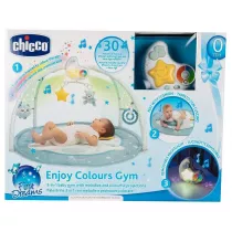 Mata dla niemowlaka 3w1 Enjoy Colors Gym niebieska Chicco