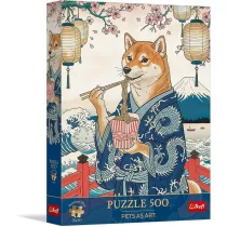 Puzzle 500 Makaronowa medytacja Shiby TREFL