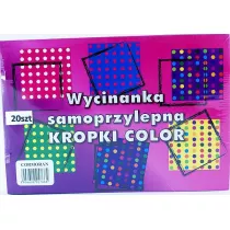 Cormoran Wycinanka samoprzylepna A4 Kropki Color