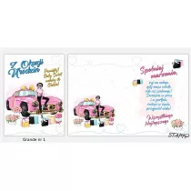 Stamp Karnet Grande + koperta wz�r nr 01 Urodziny