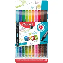 Maped Cienkopis Graph Peps Deco 10 szt.