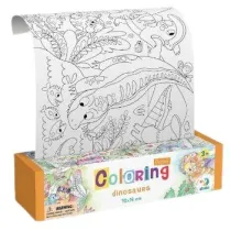 Kolorowanie po numerach Dinosaurs