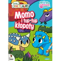 Momo i tup-tup k�opoty. Lubi� dinozaury. Wod� malowane