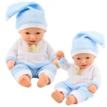 Lalka bobas w niebieskiej poamce Leantoys