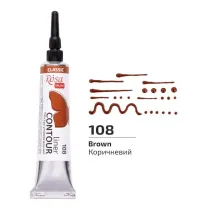 Rosa Farba akrylowa konturowa universal brown 20ml