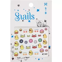 Snails Naklejki na paznokcie dla dzieci - quack quack