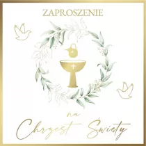 Armin Style Zaproszenie Chrzest 10 szt.