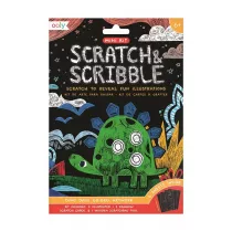 Kolorowe Baloniki Zdrapywanki Mini Scratch & Scribble Dinozaury