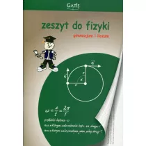 Gatis Zeszyt z poradnikiem A5 Fizyka kratka 60 kartek