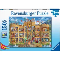 Puzzle XXL 150 el. Widok na zamek rycerski Ravensburger