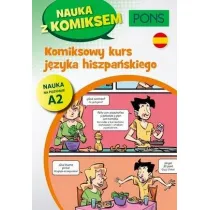 Komiksowy kurs j�zyka hiszpa�skiego Poziom A2  PONS