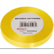 Brewis Wst��ka satynowa kanarkowy 12mmx32m