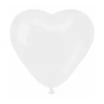 Godan Balony CR17 pastelowe serca bia�e 50 szt.