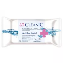 Cleanic Refresing Wet Wipes Antibacterial chusteczki od�wie�aj�ce z p�ynem antybakteryjnym 15 szt.