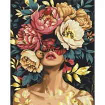 Brushme Malowanie po numerach - Magia P�atk�w 40x50cm