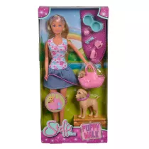 SL Steffi na spacerze z psami Simba