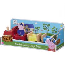 Peppa Pig - Drewniany pociąg z figurką