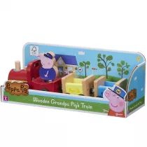 PROMO Peppa Pig - Drewniany pocig z figurk winka Peppa 07210