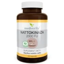 Medverita Nattokinaza 2000 FU Suplement diety 120 kaps.