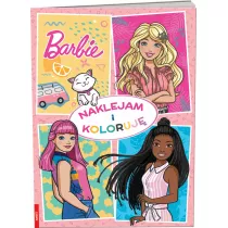 Barbie. Naklejam i koloruj