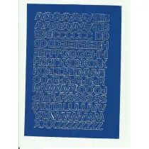 Artdruk Litery samoprzylepne 1 cm 8 arkuszy niebieski