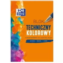 Oxford Blok techniczny A4 biay 10 kartek 20 szt.