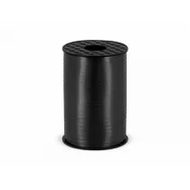 PartyDeco Wst��ka plastikowa czarna 5mm x 225m