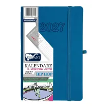 Kalendarz 2027 12 m-cy. Hip hop A5 tygodniowy atramentowy