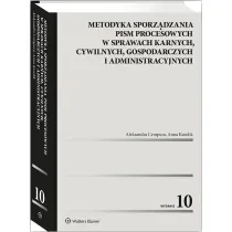 Metodyka sporz�dzania pism procesowych w sprawach karnych, cywilnych, gospodarczych i administracyjn