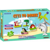 Puzzle edukacyjne 48 el. Czyj to domek? Abino