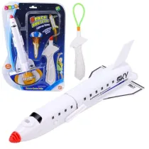 Statek kosmiczny ze spadochronem proca �wiat�o LeanToys