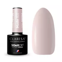 Claresa Soak Off UV/LED Nude lakier hybrydowy 102 5 g