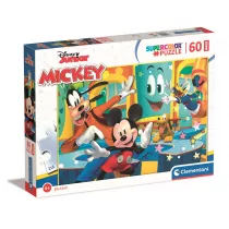Puzzle maxi 60 el. Supercolor. Mickey Clementoni