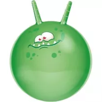 Pika do skakania z rogami zielona 45cm Eddy Toys