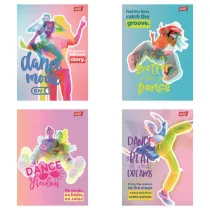 St. Majewski Zeszyt A5 60 kartek linia. Ok�adka laminowana lakier miejscowy UV 70 g/m2. Dance Mode