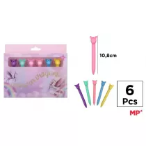 Mp Main Paper Kredki woskowe Unicorn 6 kolor�w 6 szt.