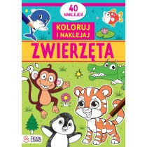 Zwierz�ta. Koloruj� i naklejam