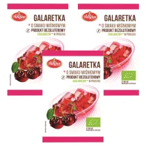 Amylon Galaretka o smaku wi�niowym bezglutenowa Zestaw 3 x 40 g Bio